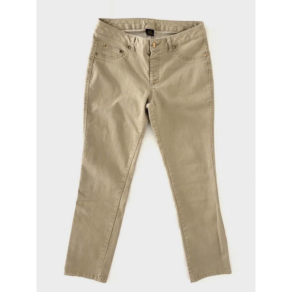 Iman | Womens Pants Size S Small Slim Skinny Jeans Brown Low Rise Stretch